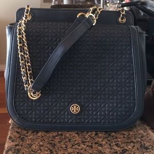 RARE NAVY TORY BURCH ‘Bryant’ handbag